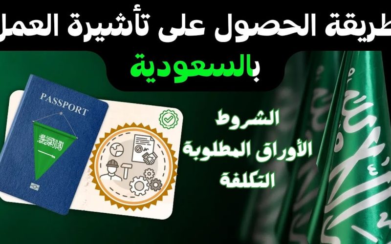 استخراج تأشيرة العمل في السعودية (الشروط و الاوراق المطلوبة و سعر التأشيرة و اجراءات السفر)